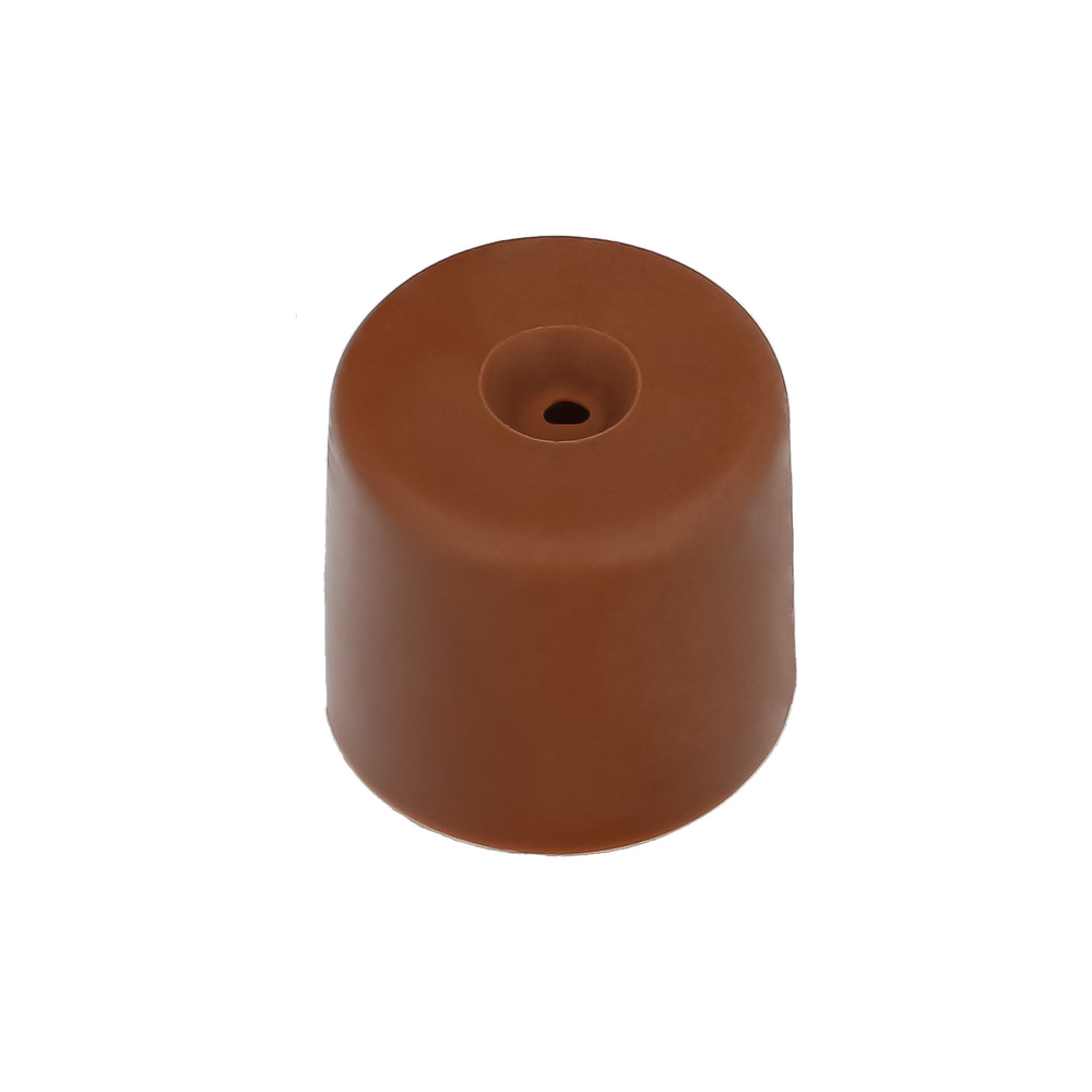 Tope puerta atornillar - Realizado en goma. - Color: Marron - Para su correcta colocaci&oacute;n es necesario el uso de tornillo.